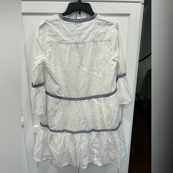 Tommy Bahama NWOT Embroidered tier cotton cover up - Picture 4 of 6